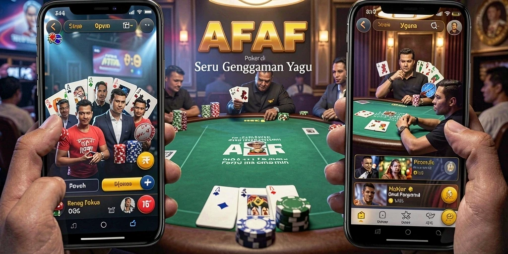 Gameplay menarik dari AFAF yang penuh strategi Poker.