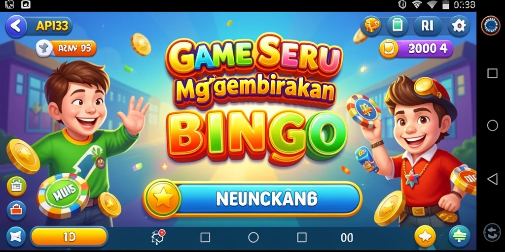 Tampilan gameplay seru dalam aplikasi Bingo API33.