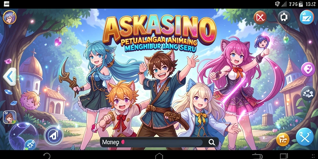 Tampilan menarik dari gameplay ASKASINO yang memanjakan mata.