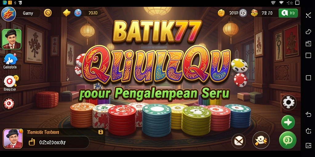 Tampilan gameplay QiuQiu yang menakjubkan di BATIK77.