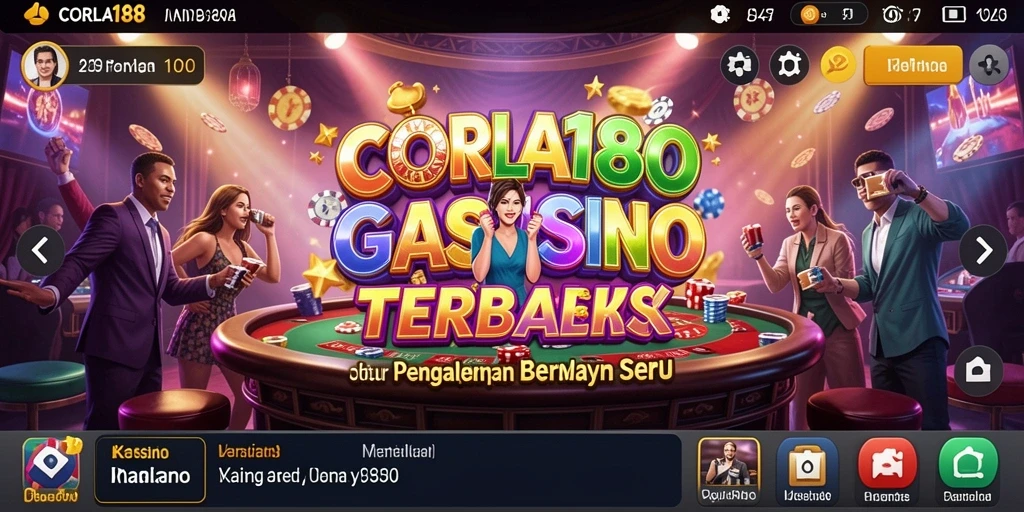 Tampilan menarik dari gameplay Kasino CORLA188 yang seru.