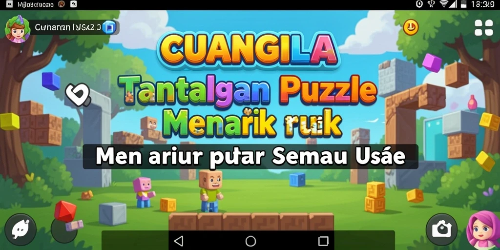 Tampilan gameplay Puzzle menantang di CUANGILA.