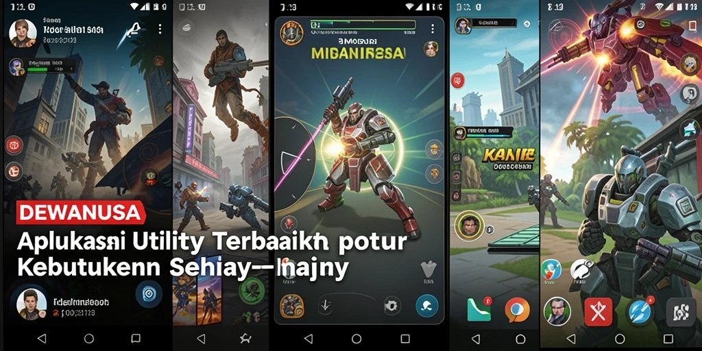 Tangkapan layar DEWANUSA menunjukkan antarmuka pengguna yang sederhana dan intuitif.