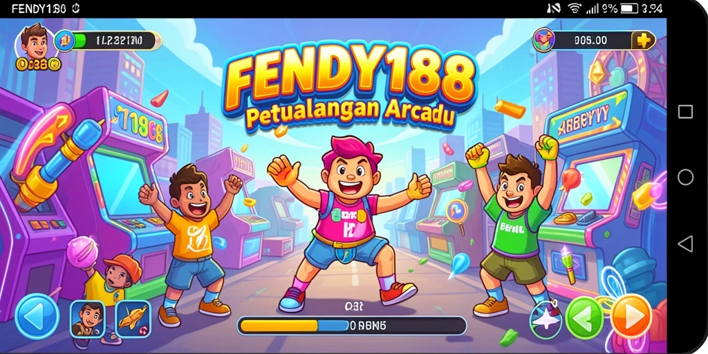 Screenshot utama FENDY188 menampilkan gameplay yang seru dan menantang.