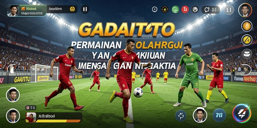 Tampilan gameplay GADAITOTO yang seru dan dinamis saat pertandingan berlangsung.