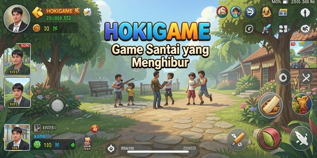 Tampilan gameplay seru dan menarik dari HOKIGAME.