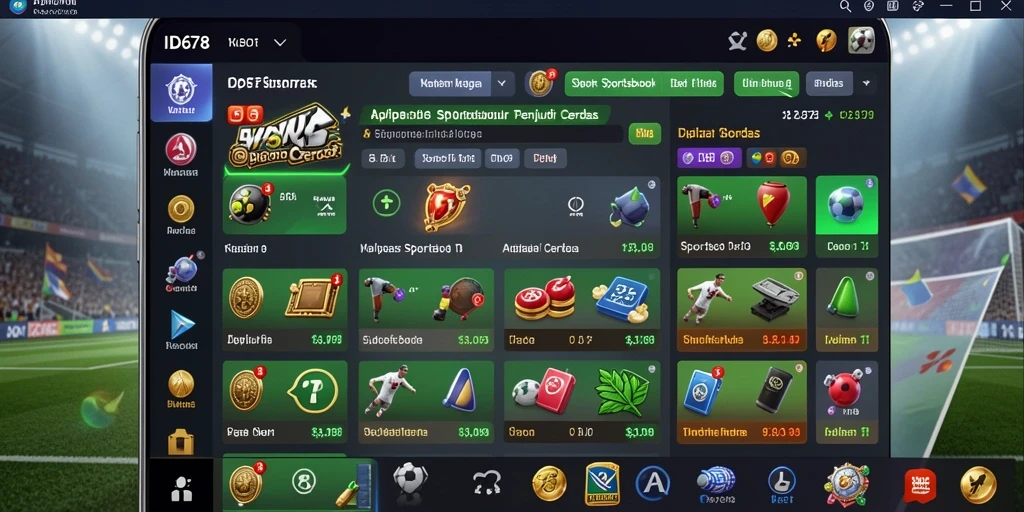 Tampilan menarik dari gameplay Sportsbook ID678.