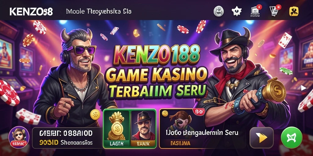 Tampilan gameplay seru dari KENZO188 dengan berbagai pilihan permainan Kasino.