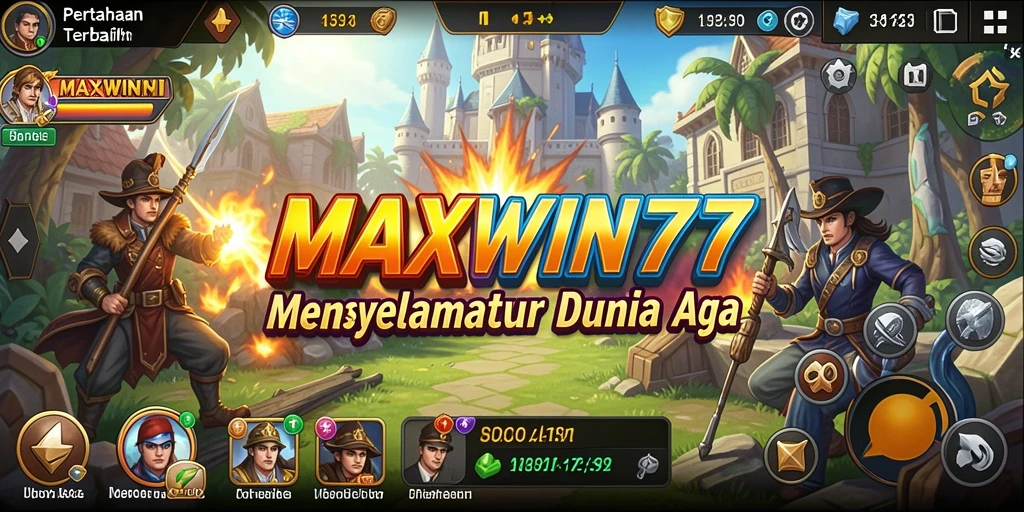 Gameplay seru Tower Defense di MAXWIN77.