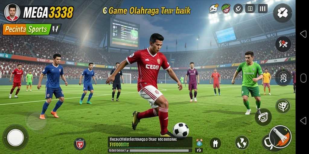 Gameplay seru dan menegangkan di MEGA338 yang menampilkan aksi olahraga.