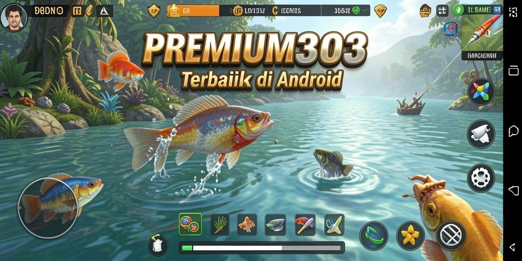 Gameplay seru dalam PREMIUM303 dengan suasana memancing yang menenangkan.