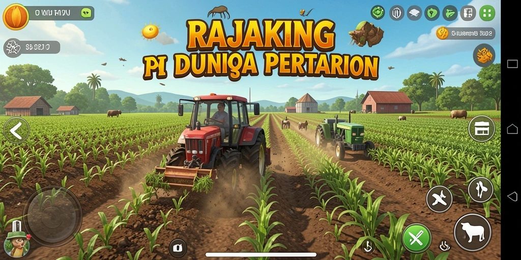 Gameplay menarik dan seru di dunia pertanian.