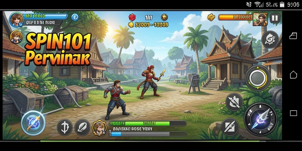 Tampilan gameplay menarik dari SPIN101 yang penuh tantangan.